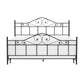 Hillsdale Furniture Harrison King Metal Bed, Textured Black