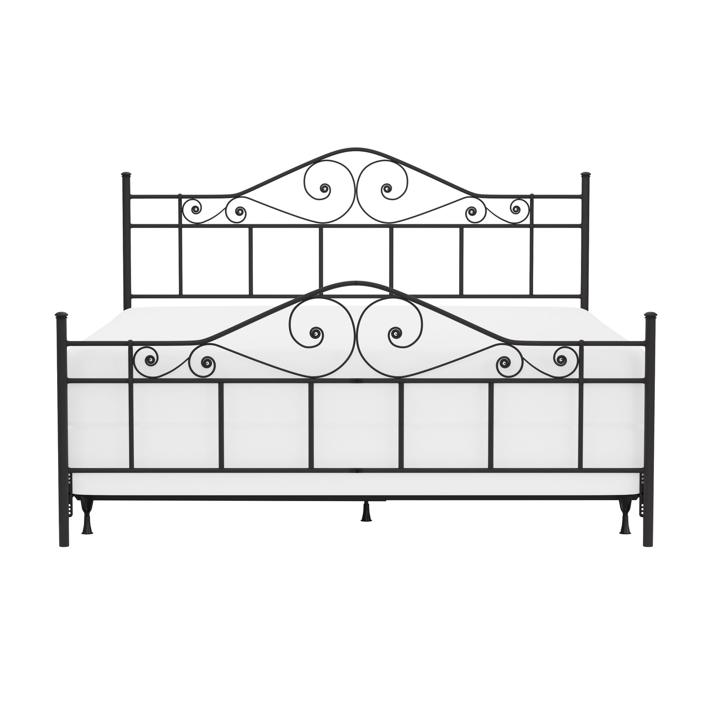 Hillsdale Furniture Harrison King Metal Bed, Textured Black