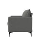 Hillsdale Furniture Alamay Upholstered Loveseat, Smoke