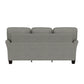 Hillsdale Furniture Lorena Upholstered Sofa, Gray