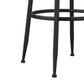 Hillsdale Furniture Larimore Metal Bar Height Stool, Black