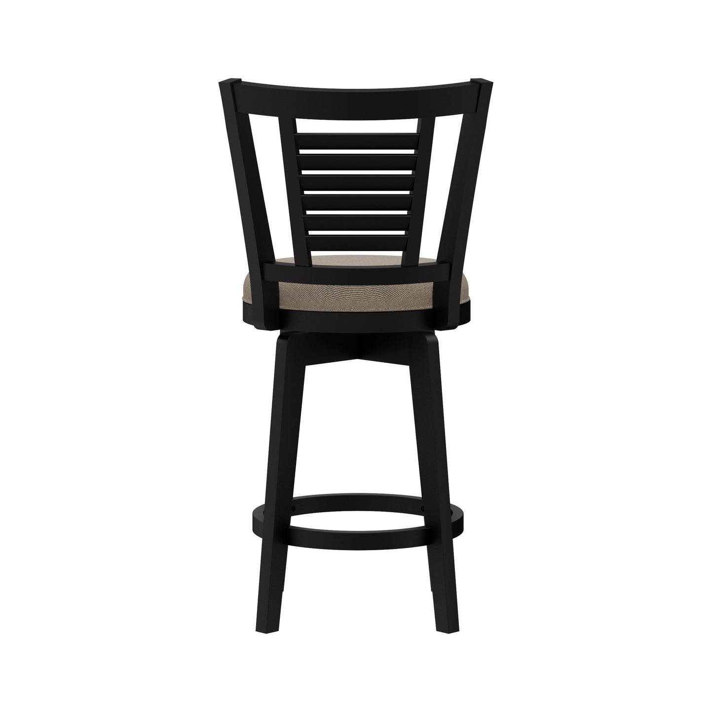 Hillsdale Furniture Foxmoor Wood Counter Height Swivel Stool, Black