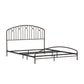 Hillsdale Furniture Riverbrooke Metal Arch Scallop Queen Bed, Bronze