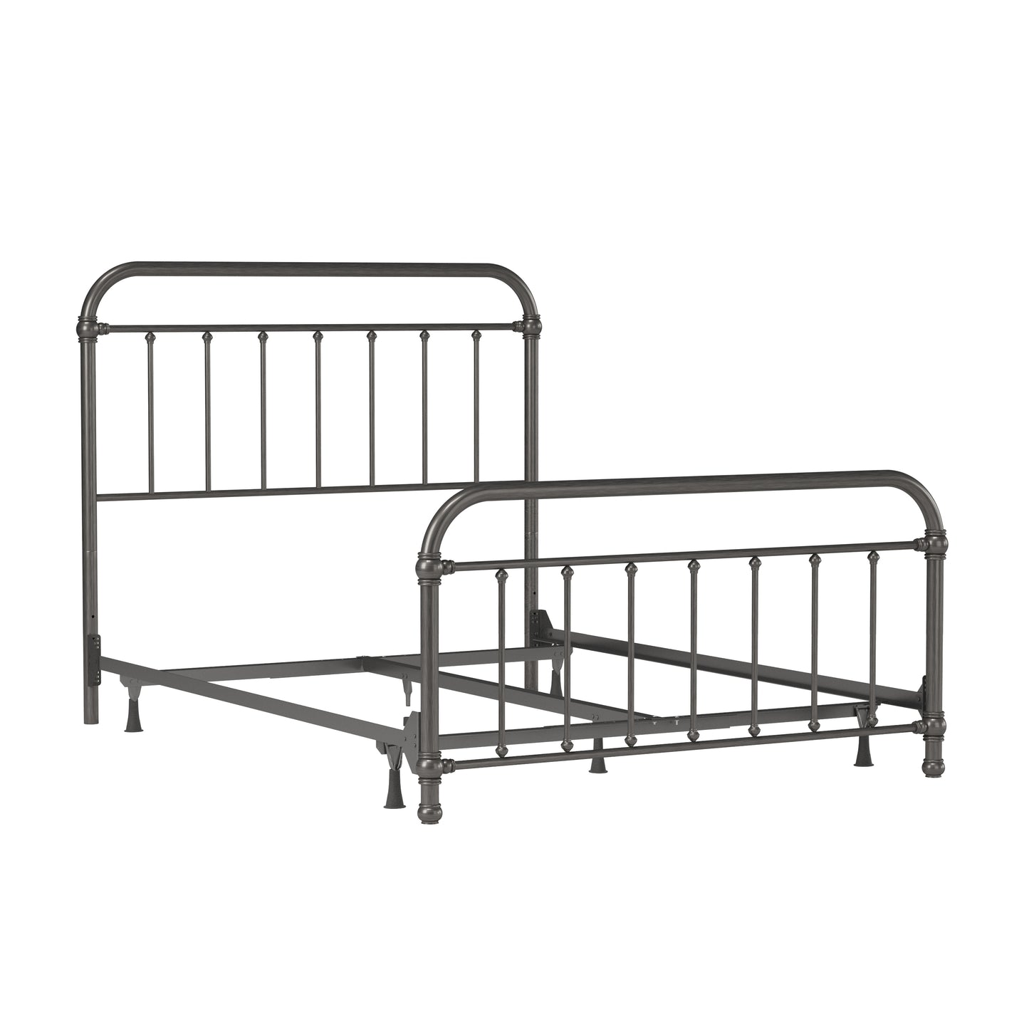 Hillsdale Furniture Kirkland Metal Full Bed, Aged Pewter