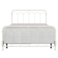 Hillsdale Furniture Jocelyn Queen Metal Bed, Soft White