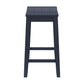 Hillsdale Furniture Fiddler Wood Backless Counter Height Stool, Navy