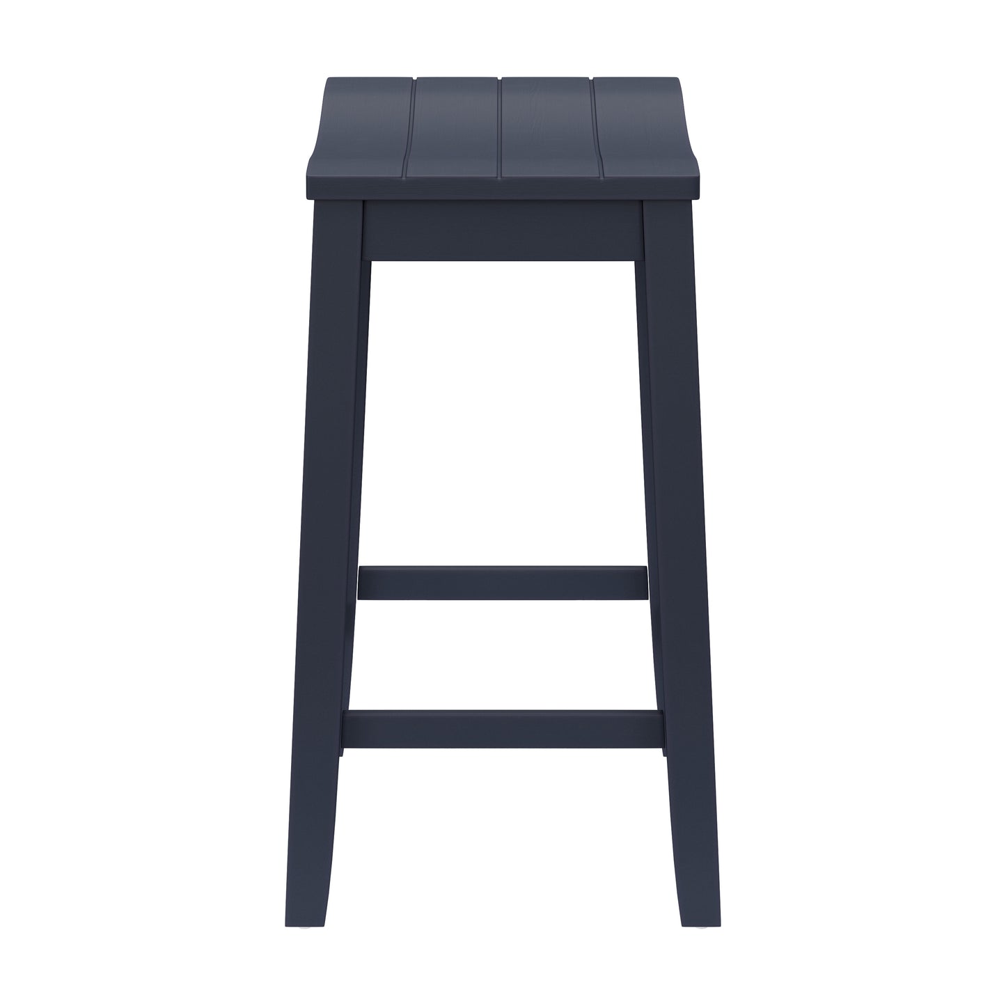 Hillsdale Furniture Fiddler Wood Backless Counter Height Stool, Navy