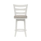 Hillsdale Furniture Elliott Wood Counter Height Swivel Stool, White