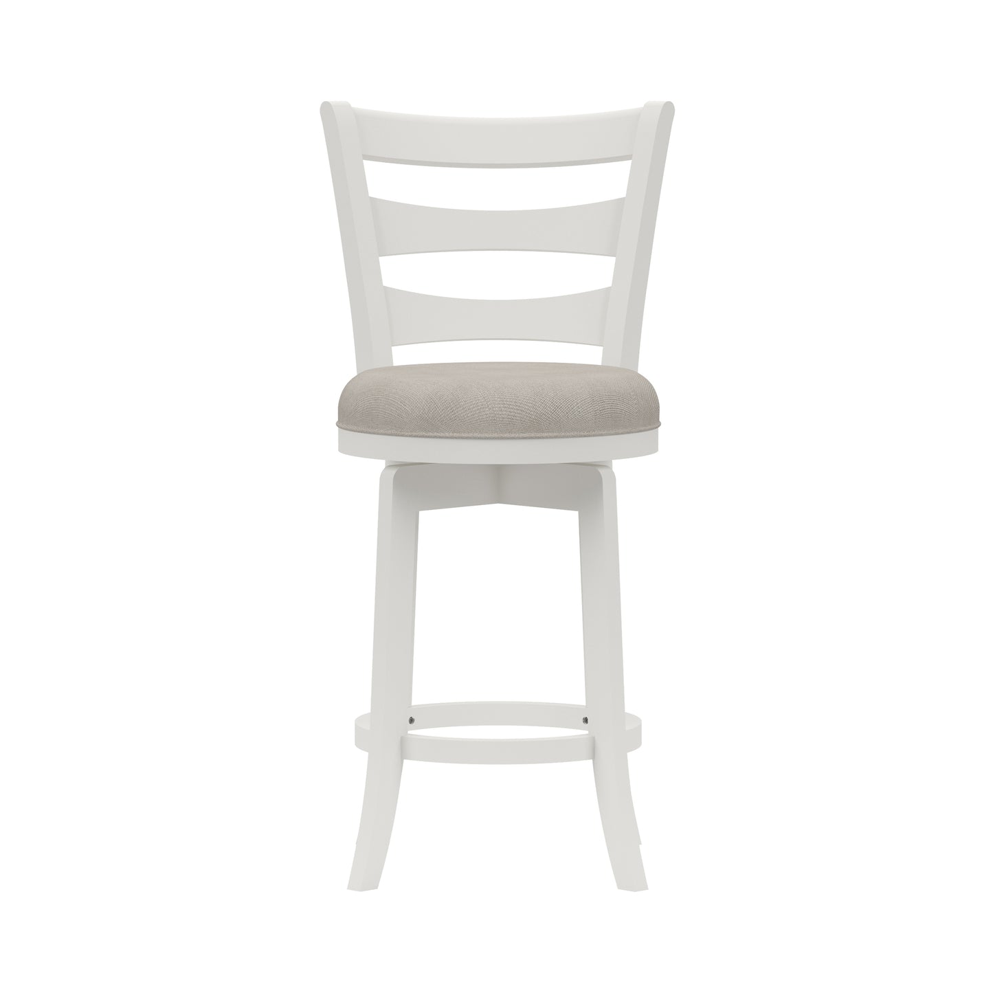 Hillsdale Furniture Elliott Wood Counter Height Swivel Stool, White