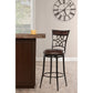 Hillsdale Furniture Seville Metal Counter Height Swivel Stool, Brown Shimmer