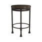 Hillsdale Furniture Casselberry Metal Backless Counter Height Swivel Stool, Brown