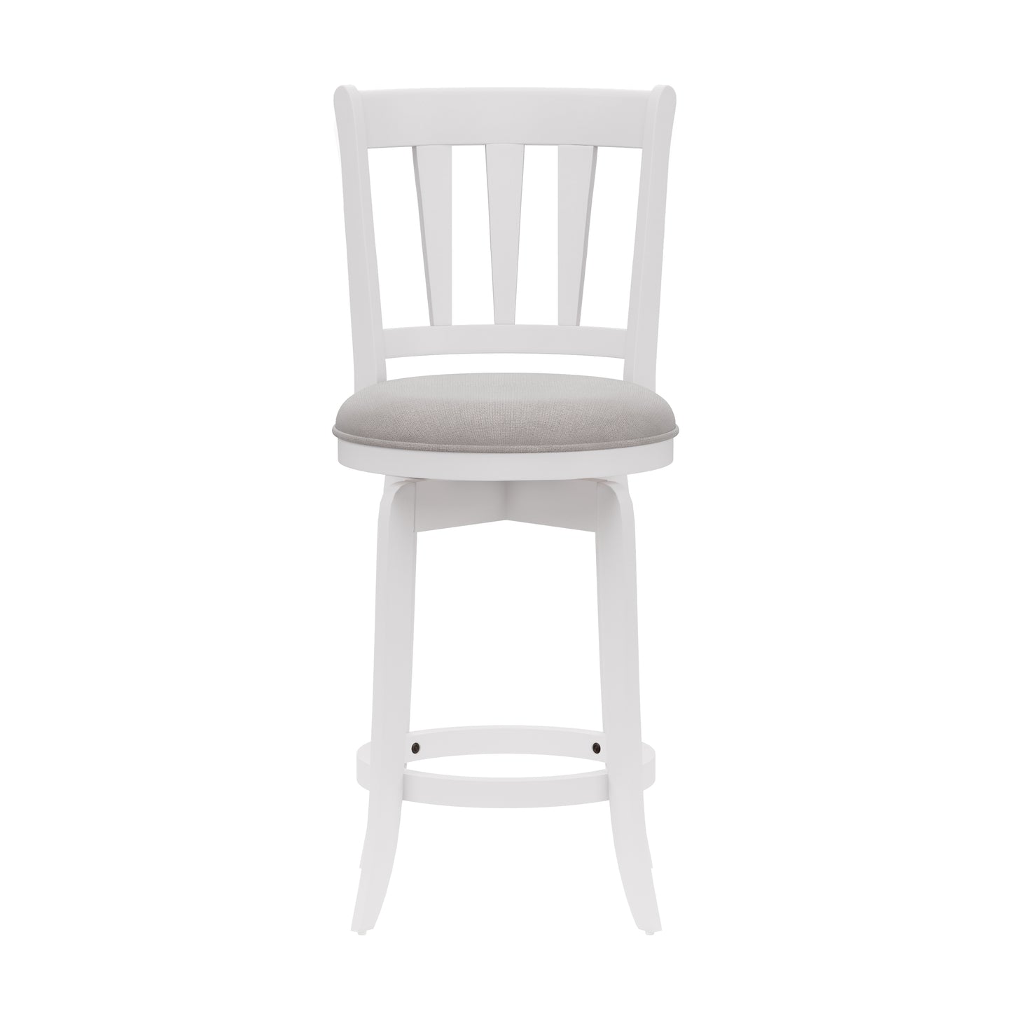 Hillsdale Furniture Presque Isle Wood Counter Height Swivel Stool, White