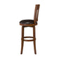 Hillsdale Furniture Canton Wood Bar Height Swivel Stool, Brown