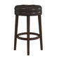 Hillsdale Furniture Krauss Wood Backless Bar Height Swivel Stool, Dark Brown