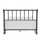 Hillsdale Furniture Janis Queen Metal Bed, Textured Black