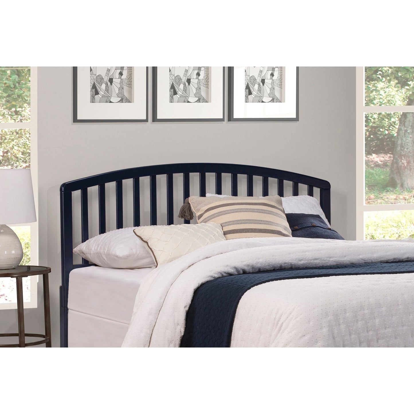 Hillsdale Furniture Carolina Wood Full/Queen Headboard, Navy