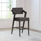 Hillsdale Furniture Snyder Wood Bar Height Stool, Blackwash