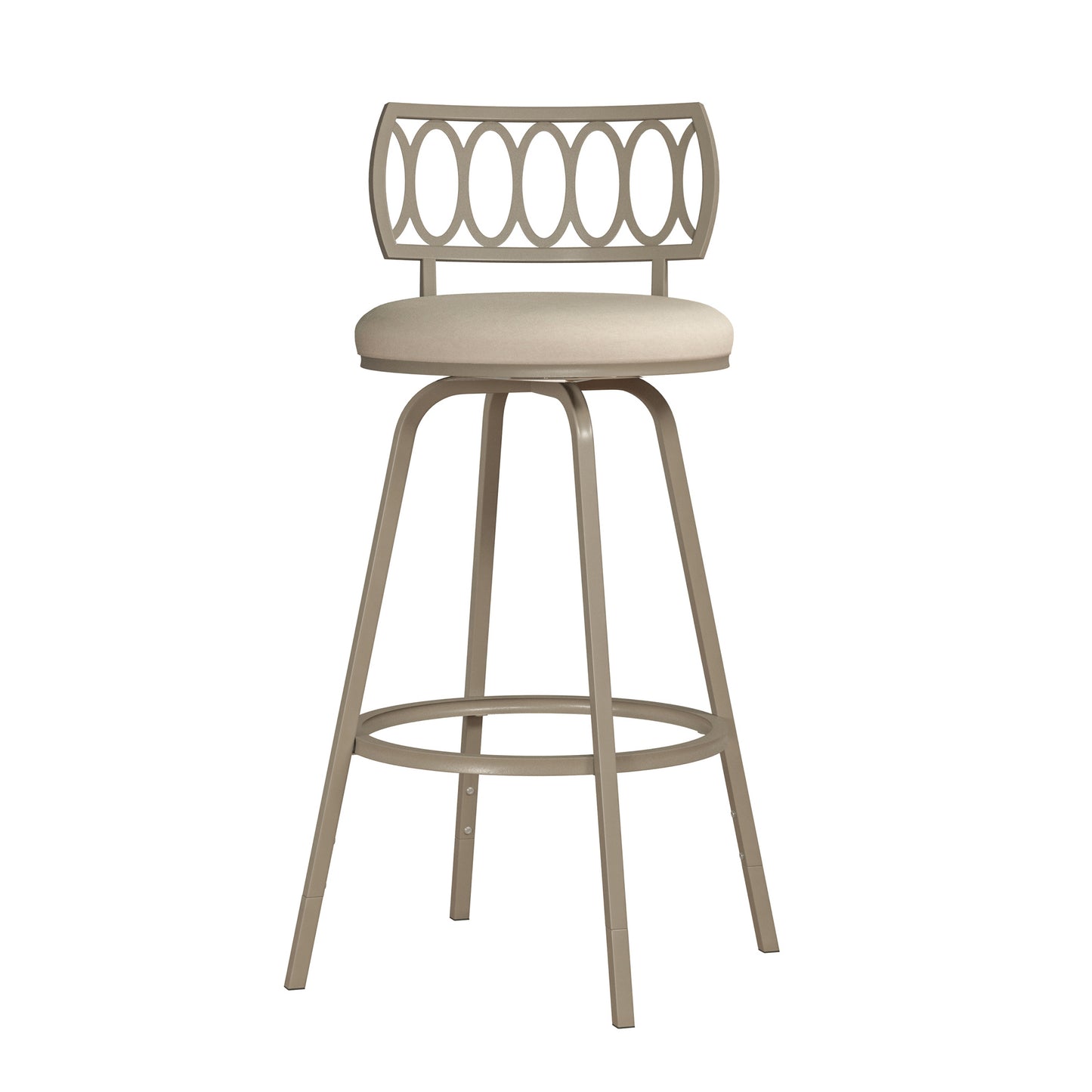 Hillsdale Furniture Canal Street Metal Adjustable Height Stool, Champagne Gold