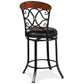 Hillsdale Furniture Trevelian Metal Swivel Counter Height Stool, Dark Coffee