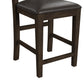 Hillsdale Furniture Spencer Wood Counter Height Stool, Set of 2, Dark Espresso Wire Brush