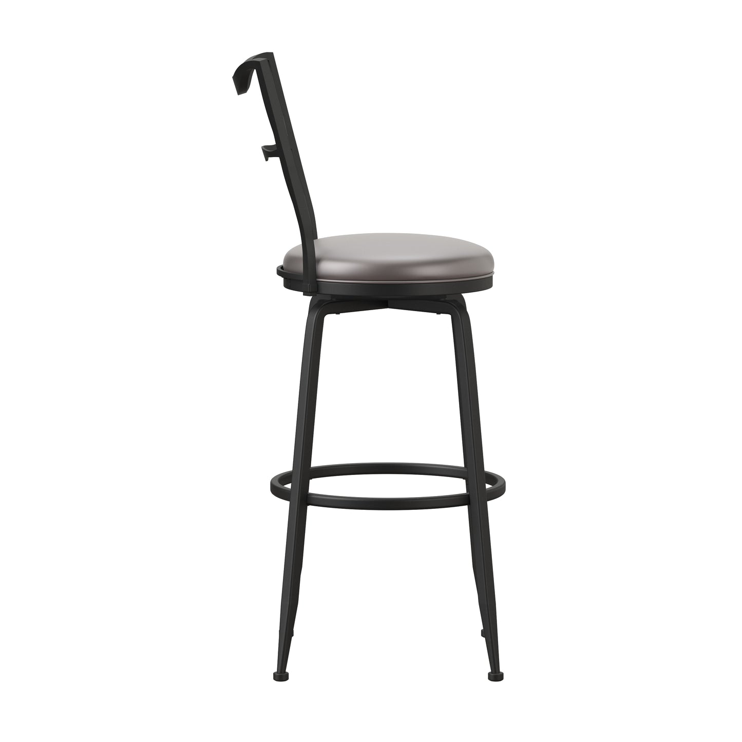 Hillsdale Furniture Larimore Metal Bar Height Stool, Black