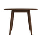 Hillsdale Furniture San Marino Round Wood Dining Table, Chestnut