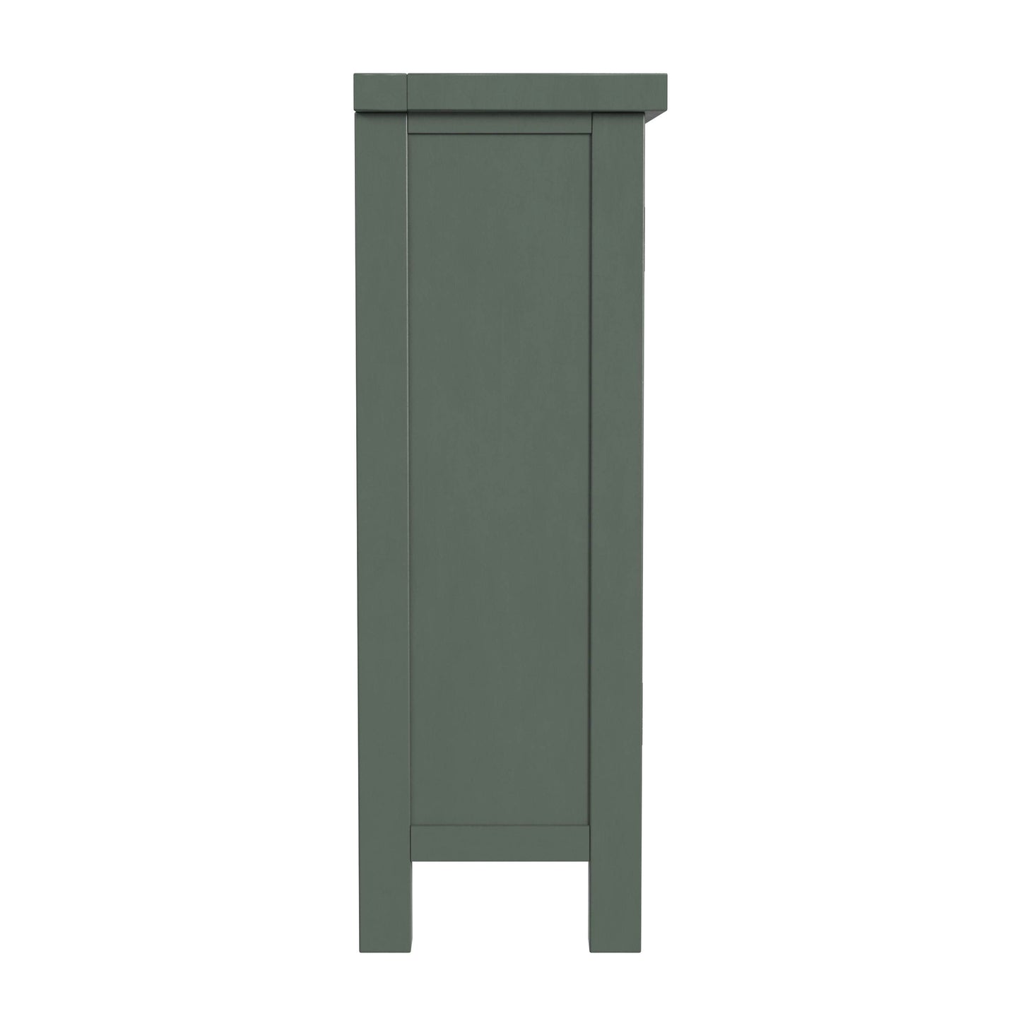 Hillsdale Furniture Bayside Wood 4 Door Console Cabinet, Robin Egg Blue