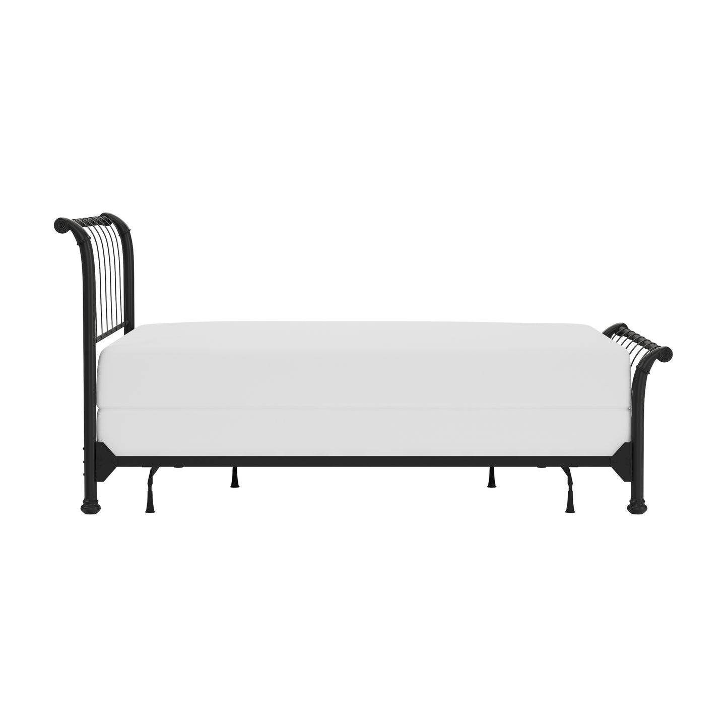 Hillsdale Furniture Janis Queen Metal Bed, Textured Black