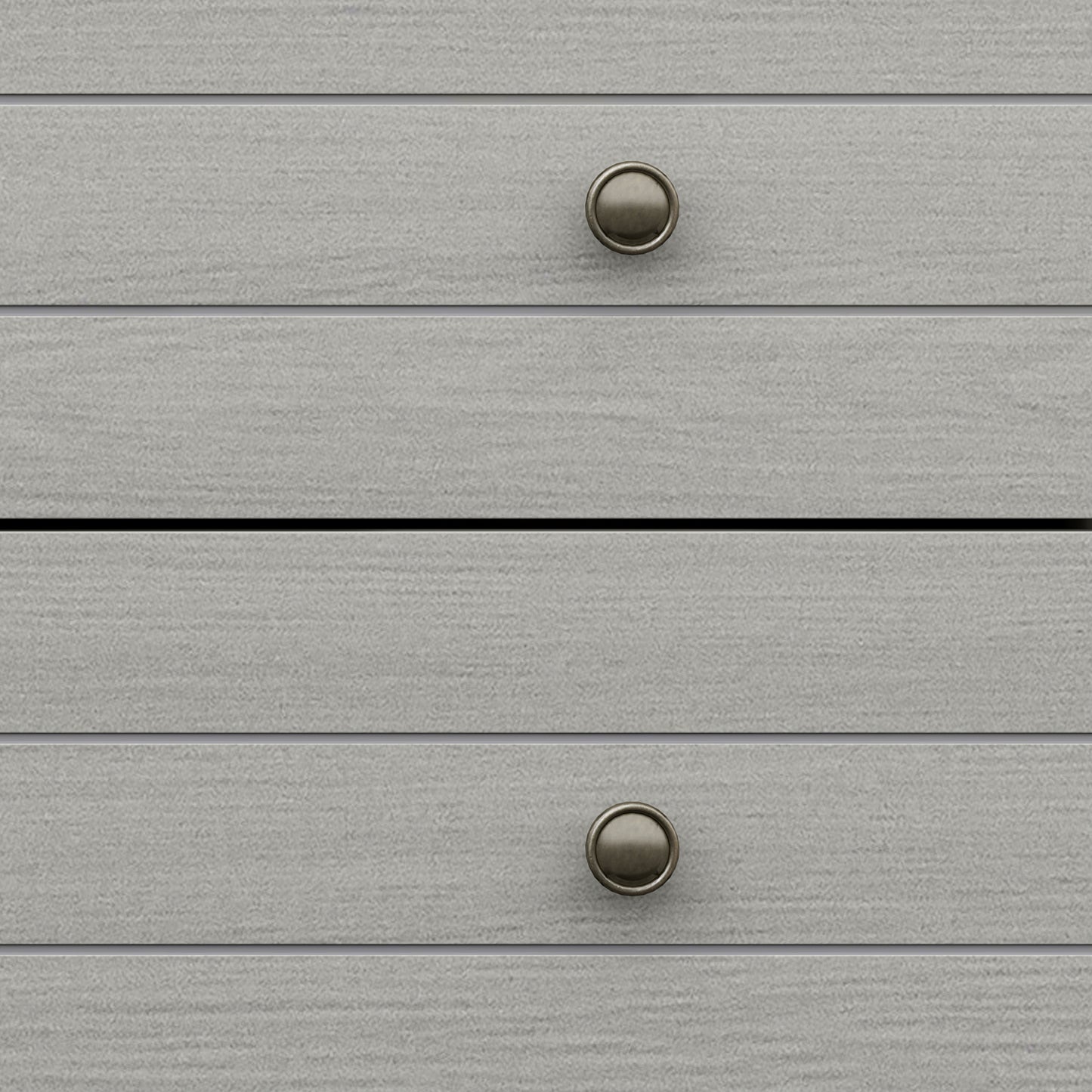 Living Essentials by Hillsdale Harmony Wood 6 Drawer Dresser, Gray