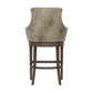 Hillsdale Furniture Creekside Return Swivel Bar Height Stool, Smoke Brown