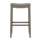 Hillsdale Furniture Fiddler Wood Backless Bar Height Stool, Aged Gray