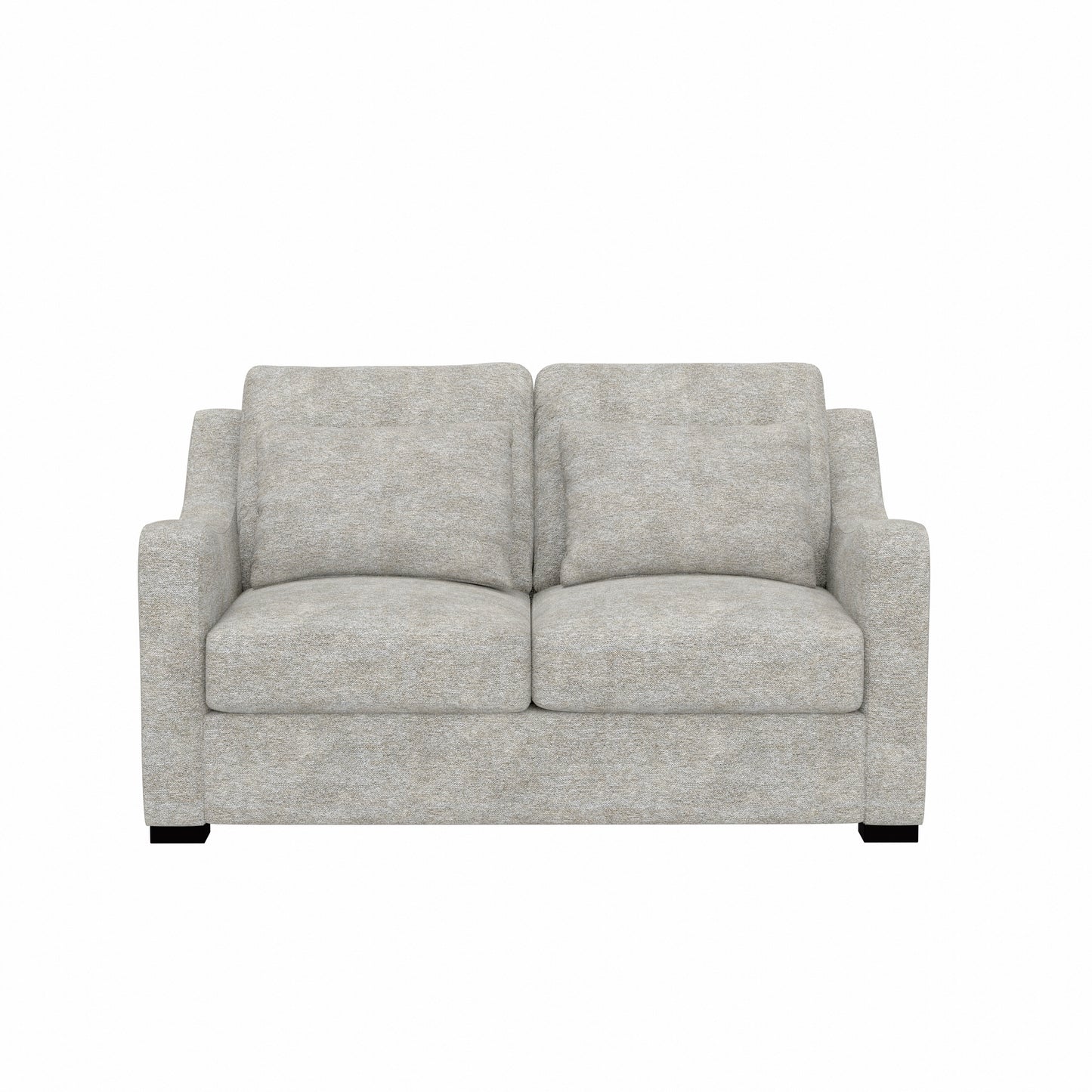 Hillsdale Furniture York Upholstered Loveseat, Stone