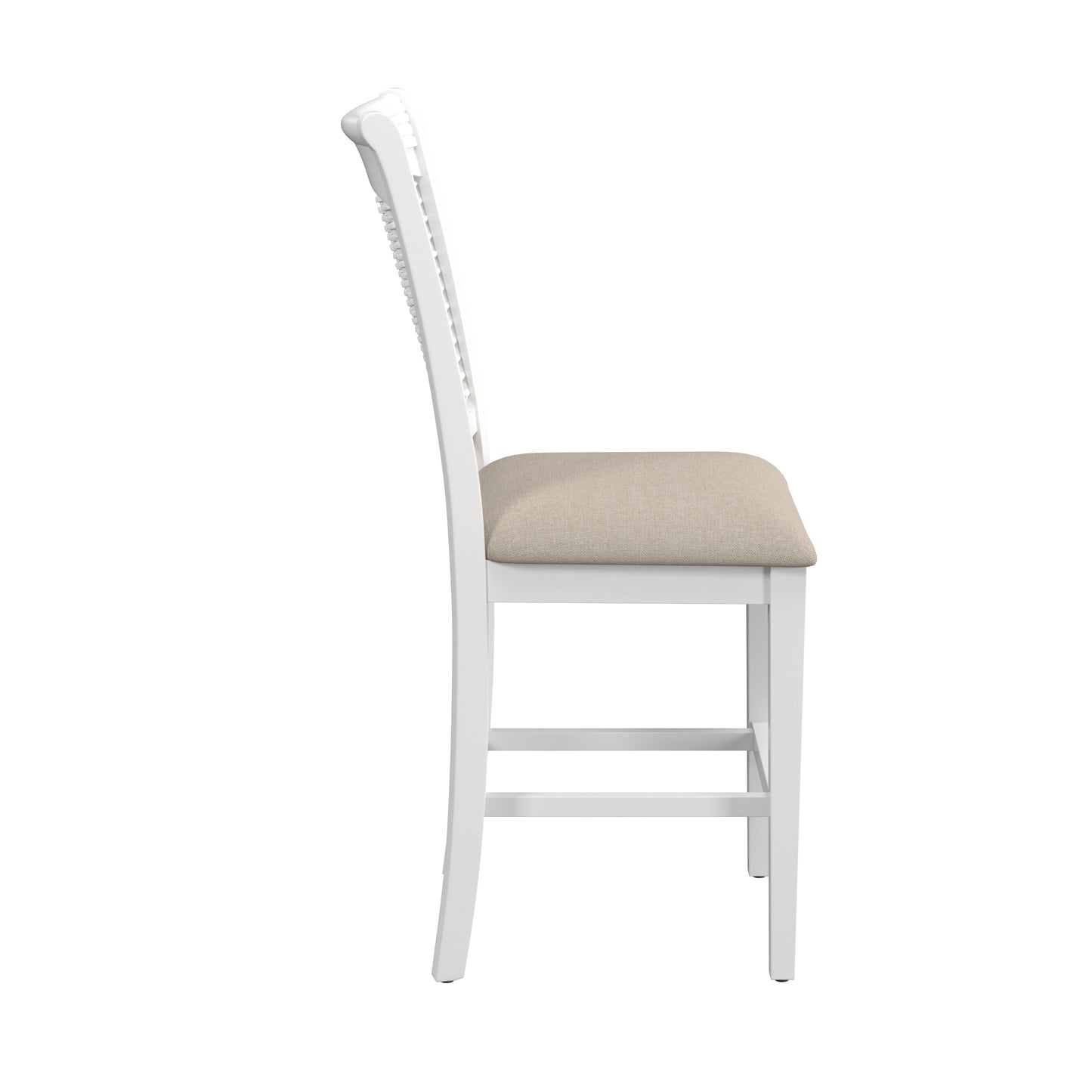 Hillsdale Furniture Bayberry Wood Counter Height Stool, Set of 2,  White