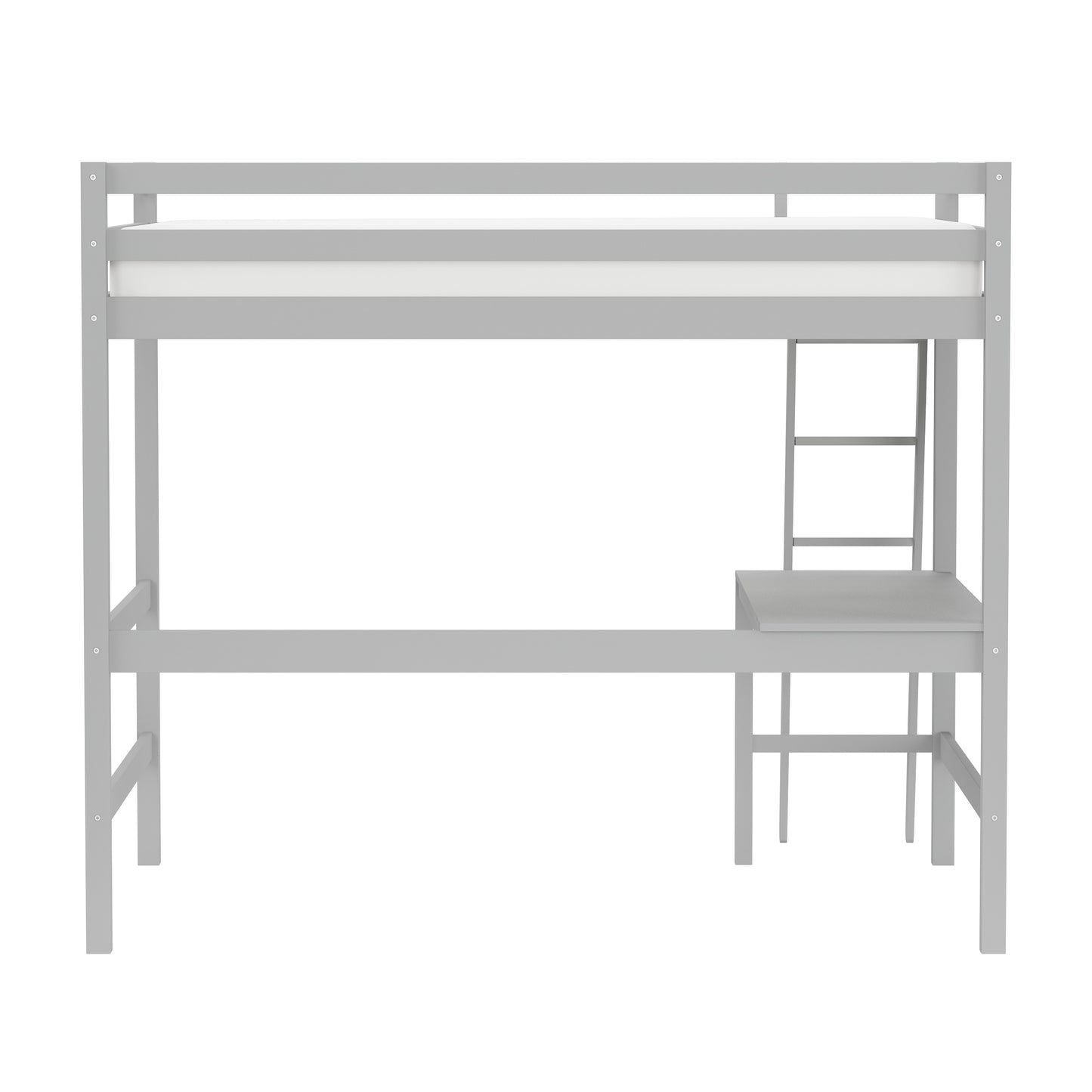 Hillsdale Kids and Teen Caspian Full Loft Bed, Gray