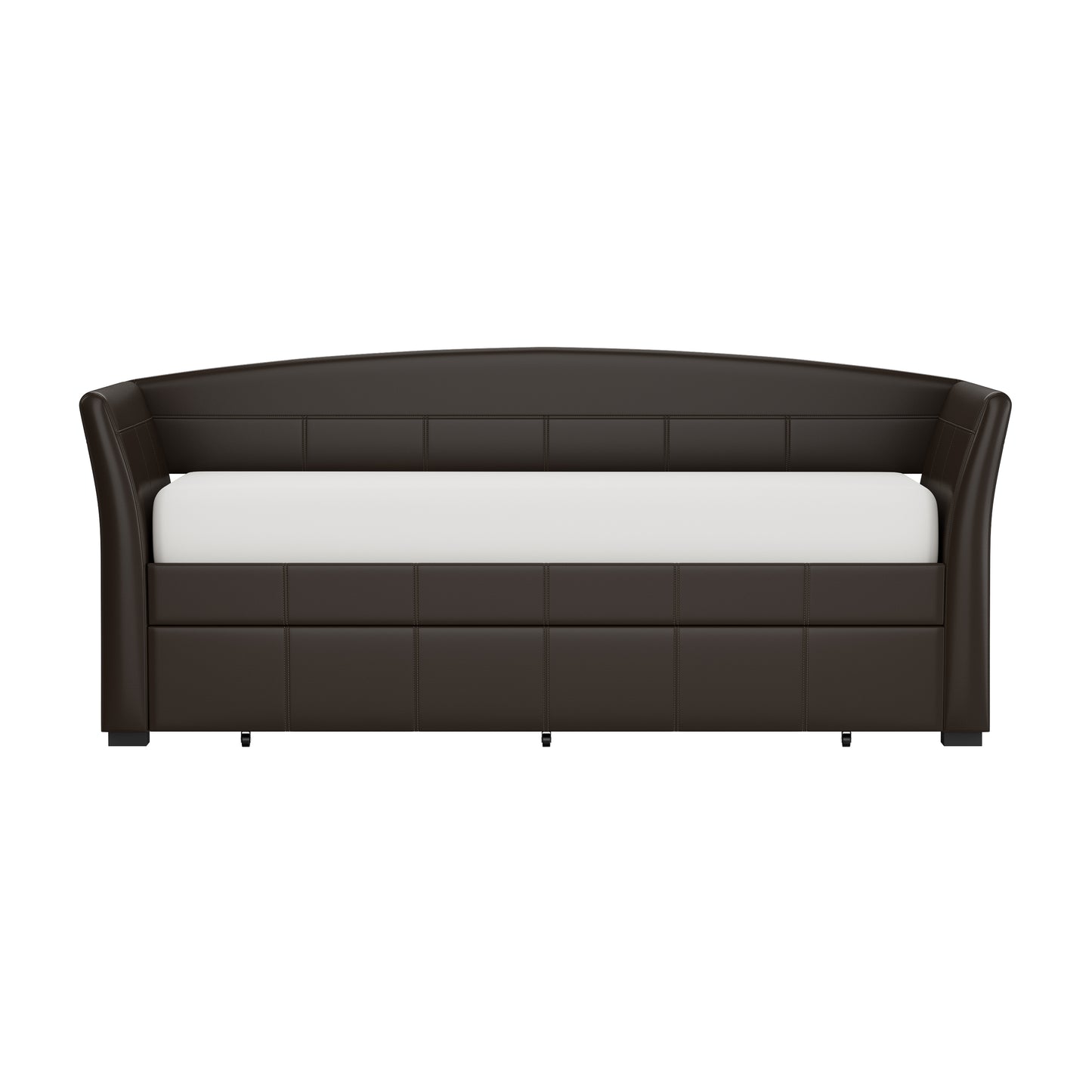 Hillsdale Furniture Montgomery Upholstered Twin Daybed with Trundle, Brown