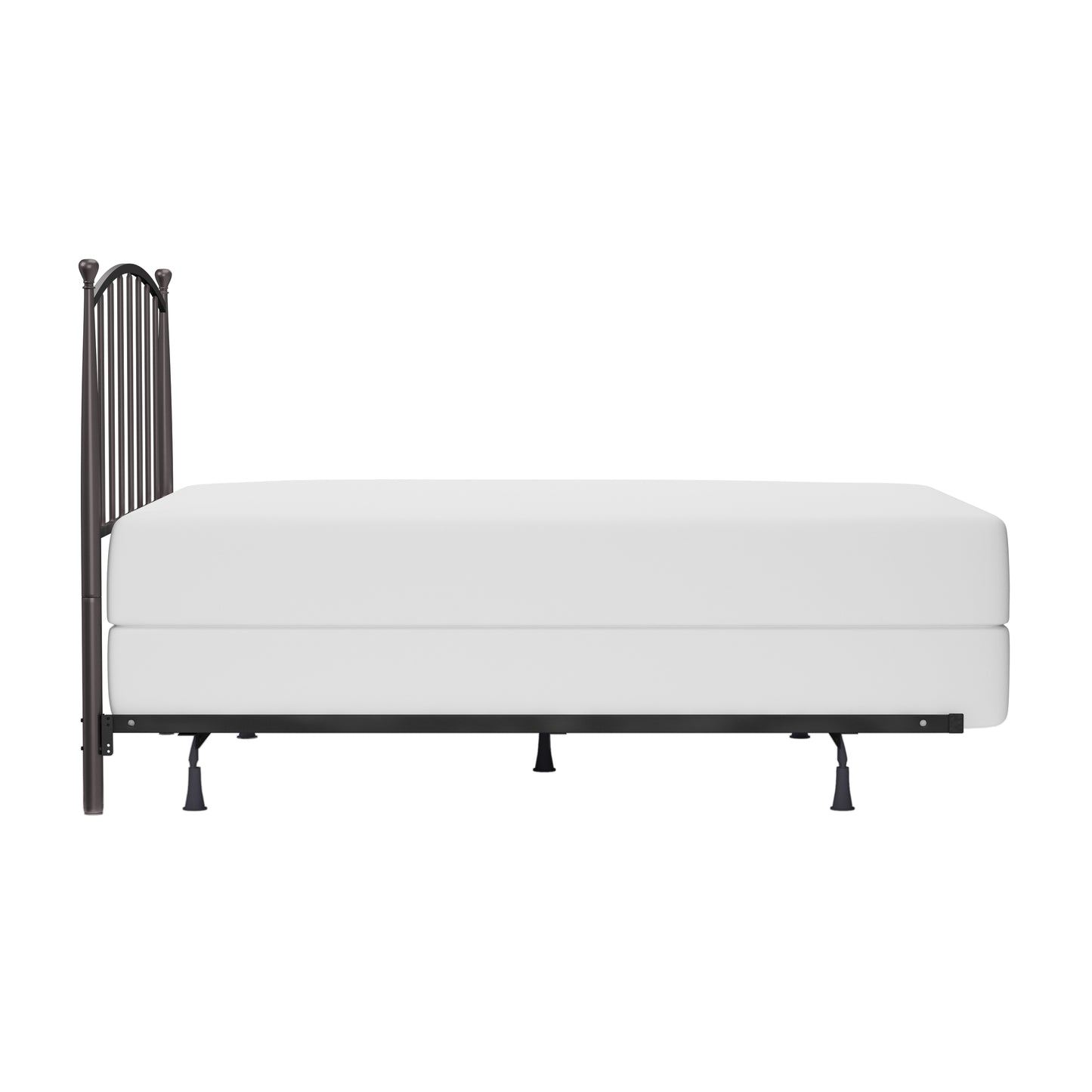 Hillsdale Furniture Warwick Full/Queen Metal Headboard with Frame, Gray Bronze