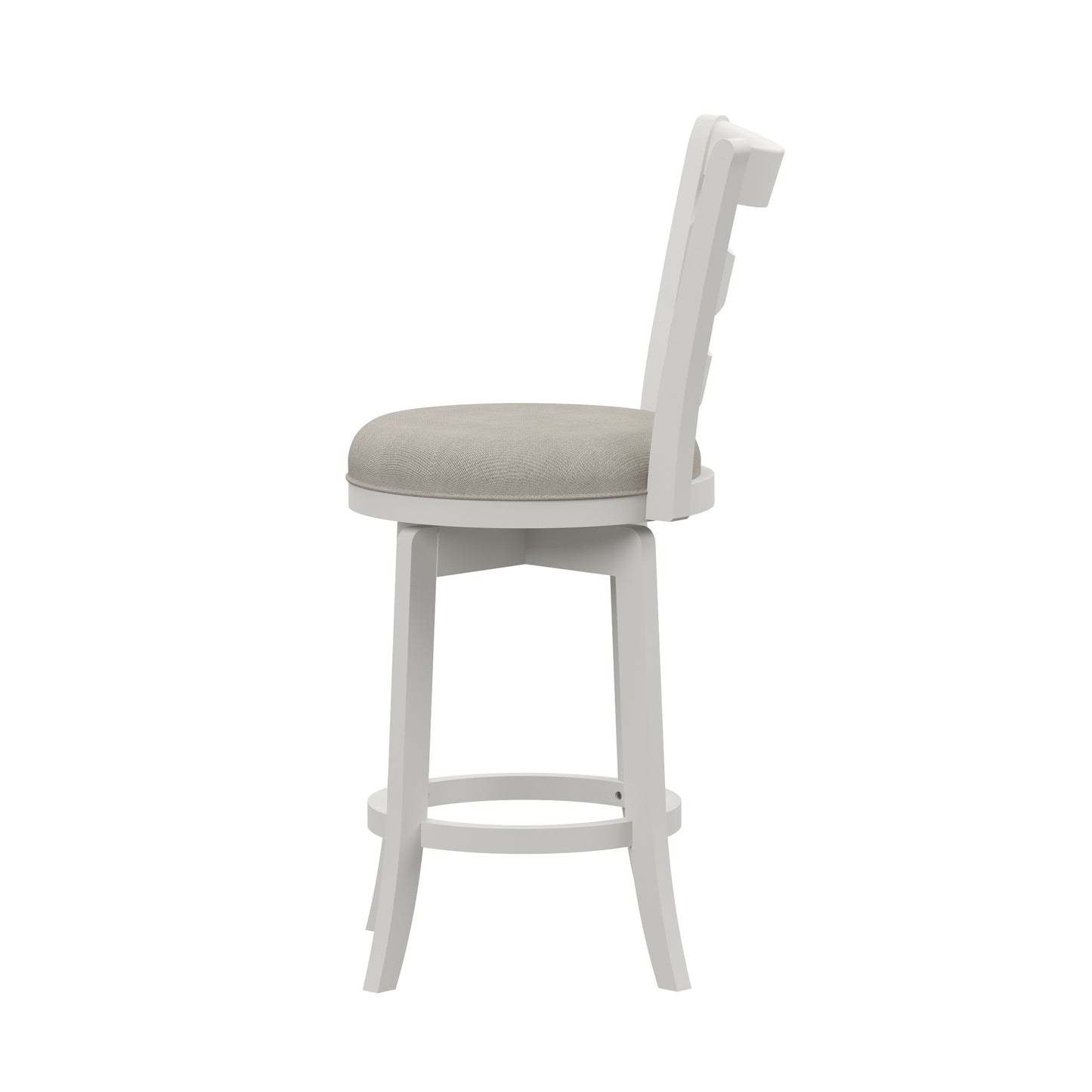 Hillsdale Furniture Elliott Wood Counter Height Swivel Stool, White