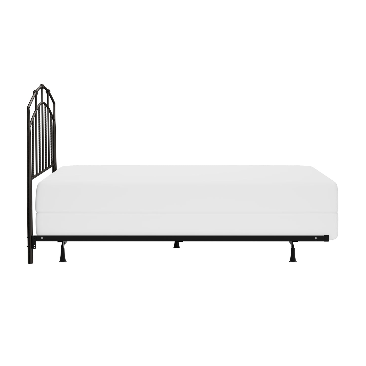 Hillsdale Furniture Vancouver Metal Full/Queen Headboard with Frame, Antique Brown