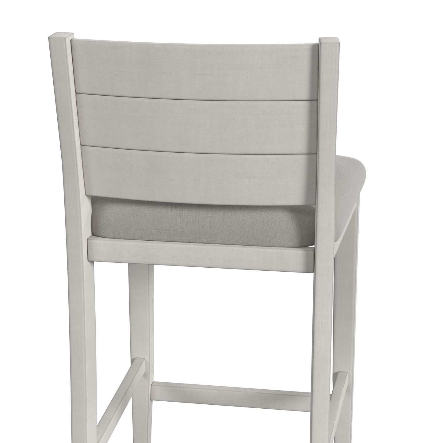 Hillsdale Furniture Fowler Wood Counter Height Stool, Sea White