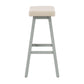 Hillsdale Furniture Moreno Wood Backless Bar Height Stool, Light Aged Blue