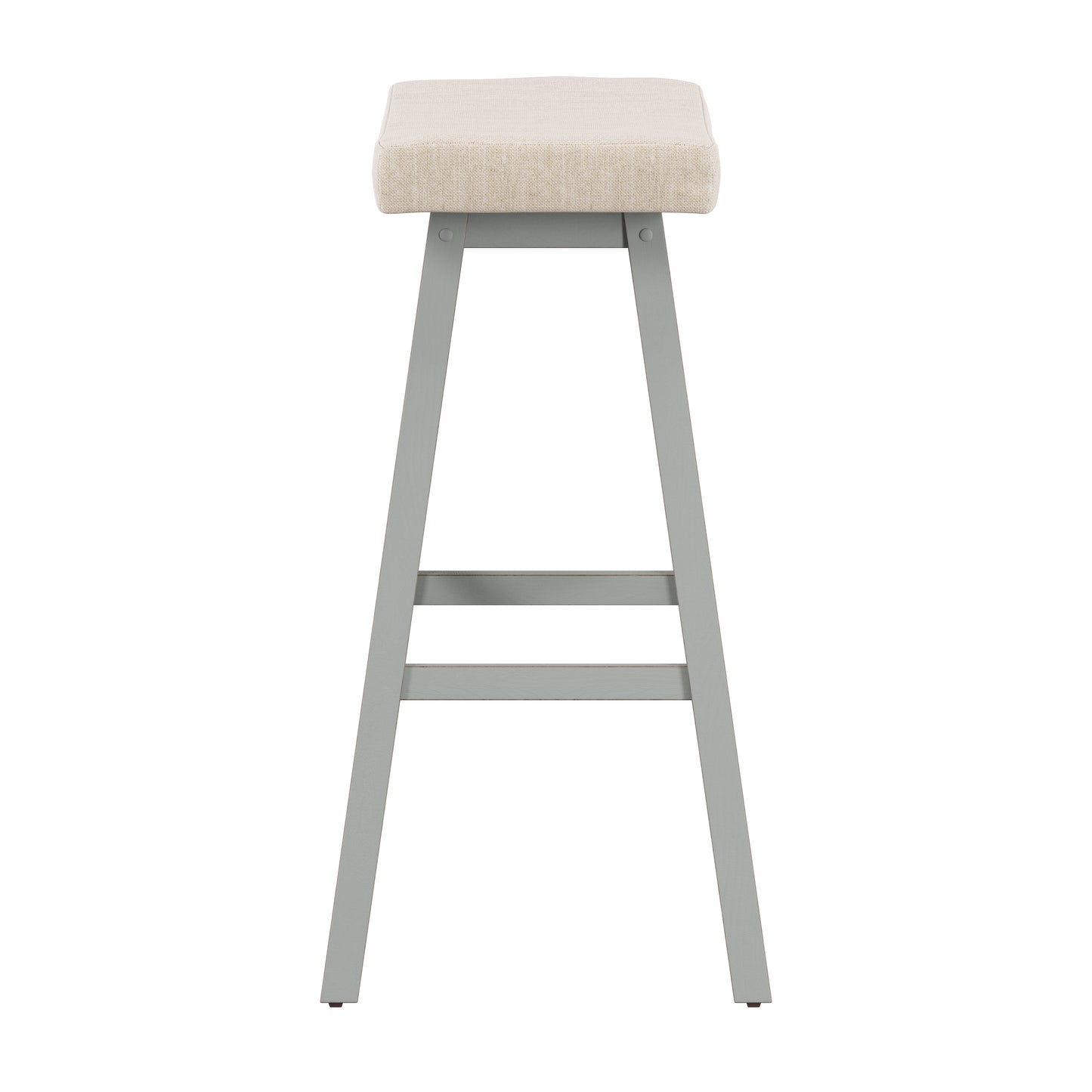 Hillsdale Furniture Moreno Wood Backless Bar Height Stool, Light Aged Blue