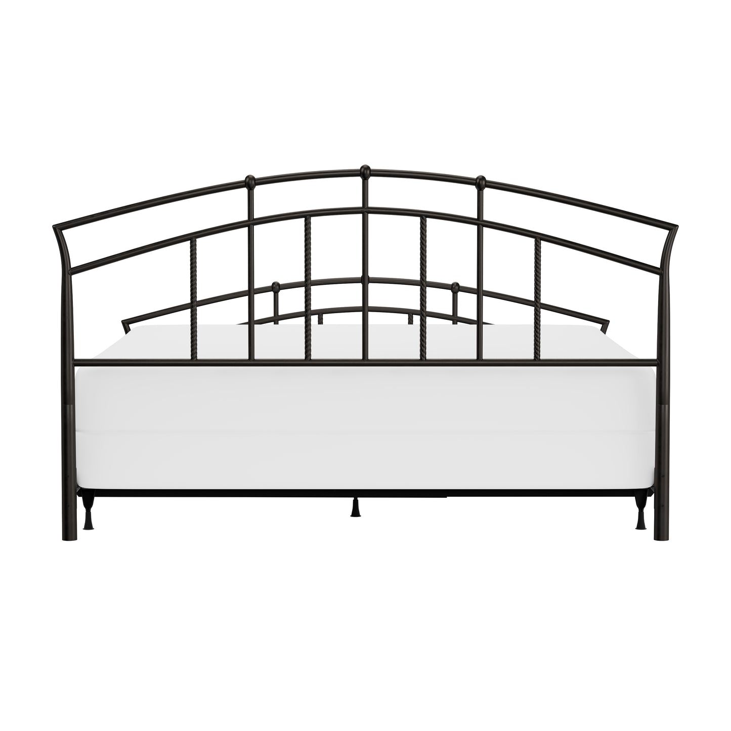 Hillsdale Furniture Vancouver Metal King Bed, Antique Brown