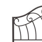 Hillsdale Furniture Josephine Full/Queen Metal Headboard with Frame, Metallic Brown