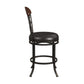 Hillsdale Furniture Dundee Commercial Grade Metal Counter Height Swivel Stool, Dark Coffee