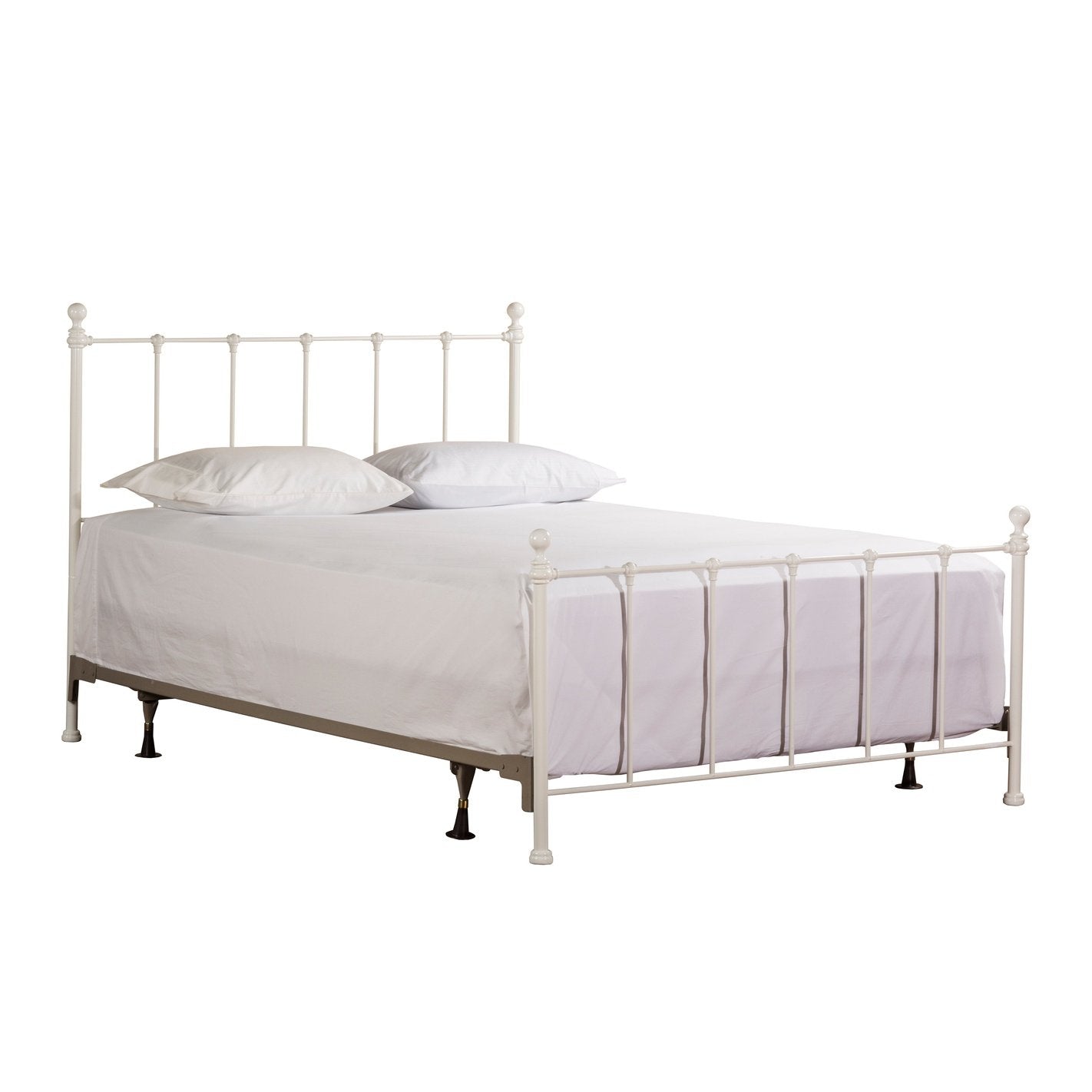 Hillsdale Furniture Molly Queen Metal Bed, White