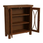 Hillsdale Furniture Bayside Wood 2 Door Console Cabinet, Rustic Mahogany