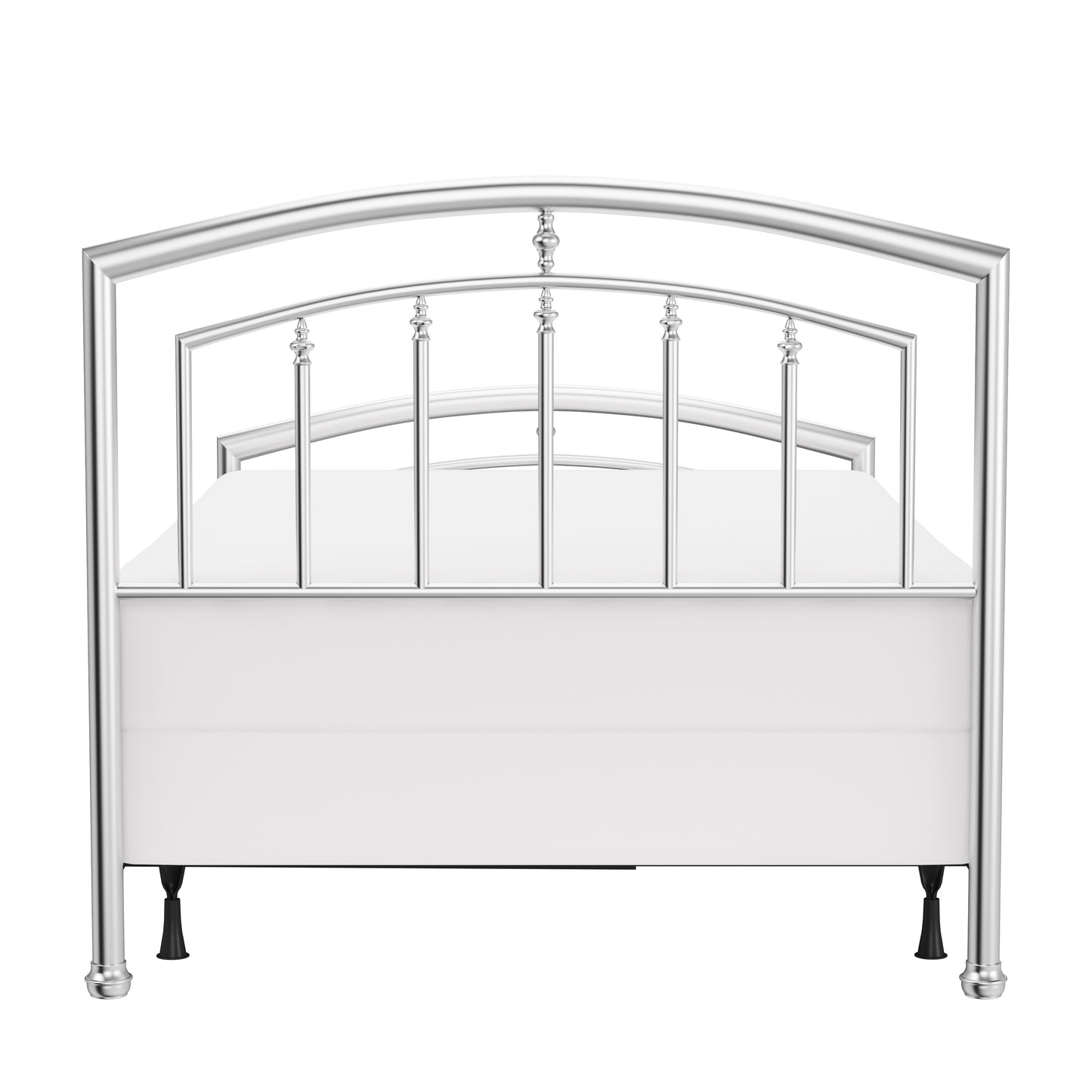 Hillsdale Furniture Claudia Full Metal Bed, Matte Nickel