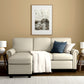 Hillsdale Furniture Barroway Upholstered Reversible Chaise Sectional, Beige