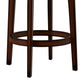 Hillsdale Furniture Victoria Wood Bar Height Swivel Stool, Dark Chestnut