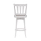 Hillsdale Furniture Presque Isle Wood Bar Height Swivel Stool, White